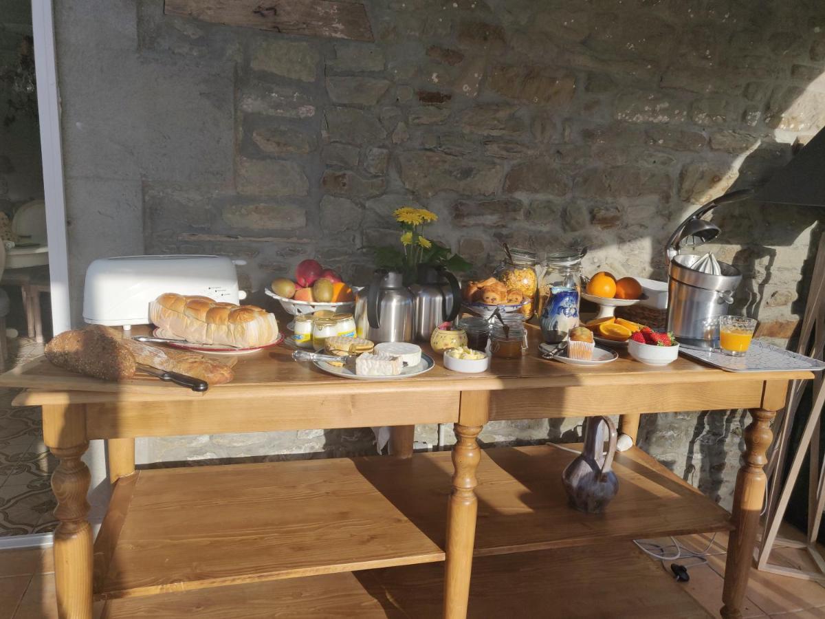 Les Fleurs Du Mont Bed & Breakfast Caux Exterior foto